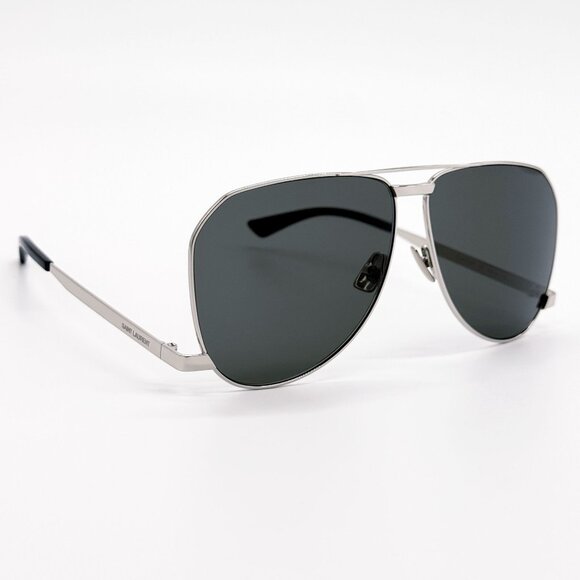 NEW SAINT LAURENT SUNGLASSES SL690 DUST 002 MEN SILVER EYEWEAR SL 690 DUST 002 - Picture 5 of 12